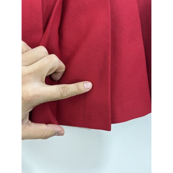 Y2K 90s USA Mini Ruffle Skirt Academia School Girl Retro Preppy Office Clueless - Picture 9 of 13